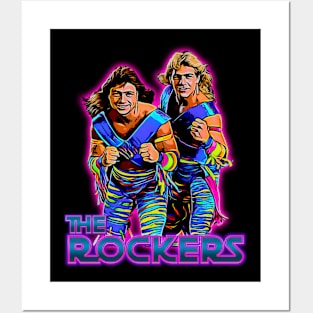 Rock 'n' Roll Revolution: The Rockers Tag Team T-Shirt Posters and Art